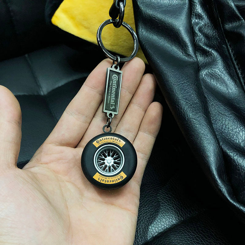 F1 Retro Tire Keyring