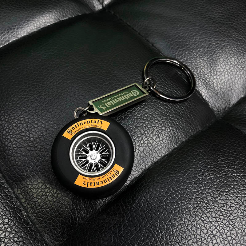 F1 Retro Tire Keyring