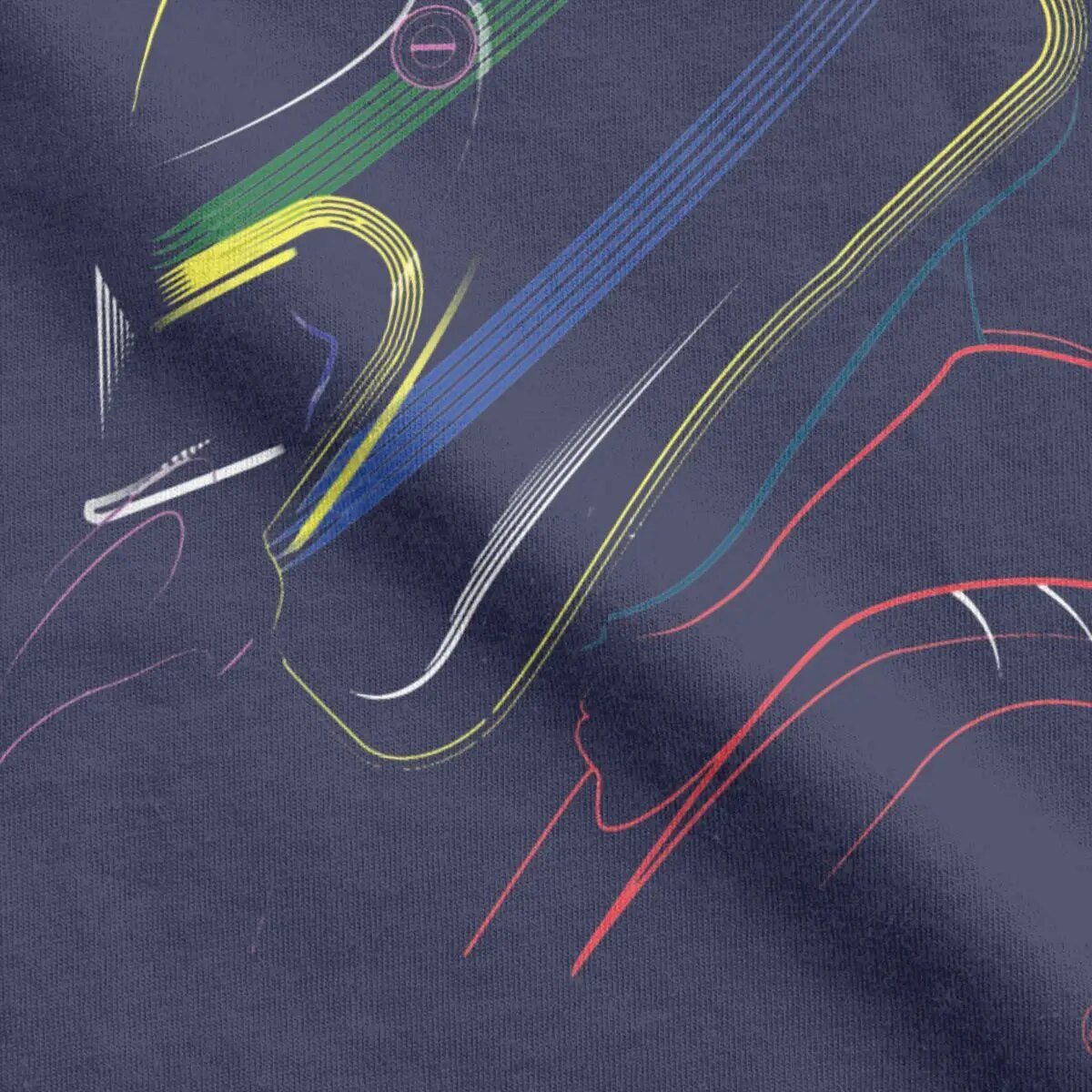 Ayrton Senna Abstract T-Shirt