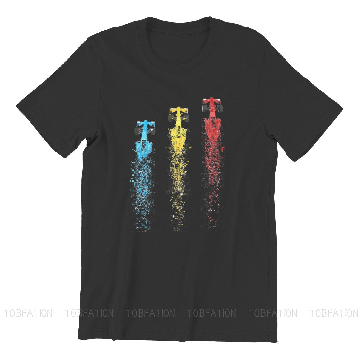 Abstract Formula 1 Cars Racing T-Shirt