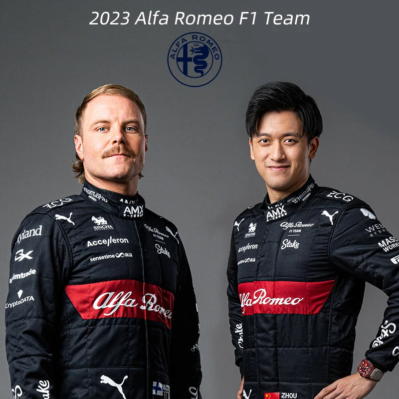 Bburago 1:43 2023 F1 Alfa Romeo C43 #77 Bottas #24 Zhou