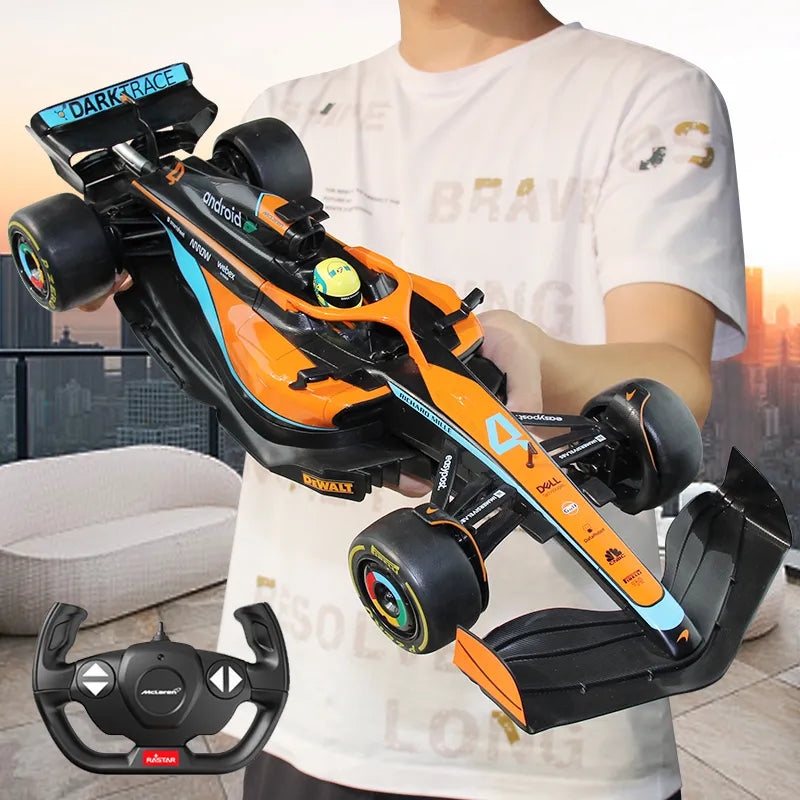 Rastar Remote Control F1 Racing Car Model McLaren MCL36 #4 Lando Norris - Scale 1:12 / 1:18