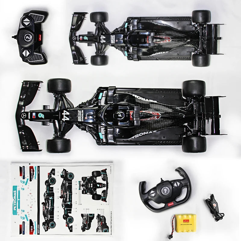 Rastar Remote Control F1 Racing Car Model Mercedes-AMG l W11 #44 Lewis Hamilton - Scale 1:12 / 1:18
