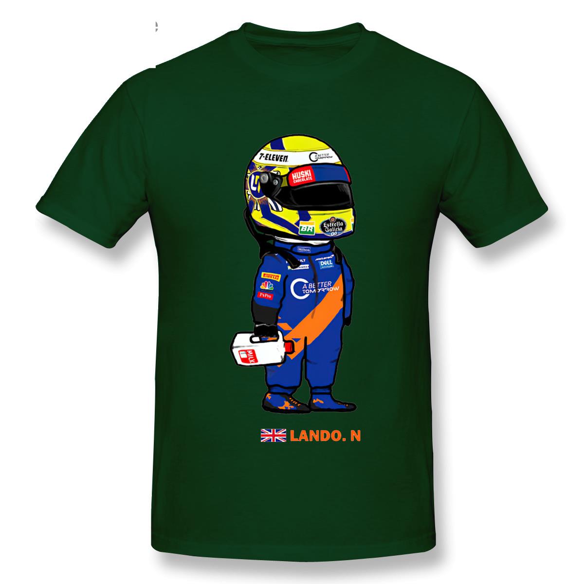 T-Shirt Cartoon Lando Norris And The Milk