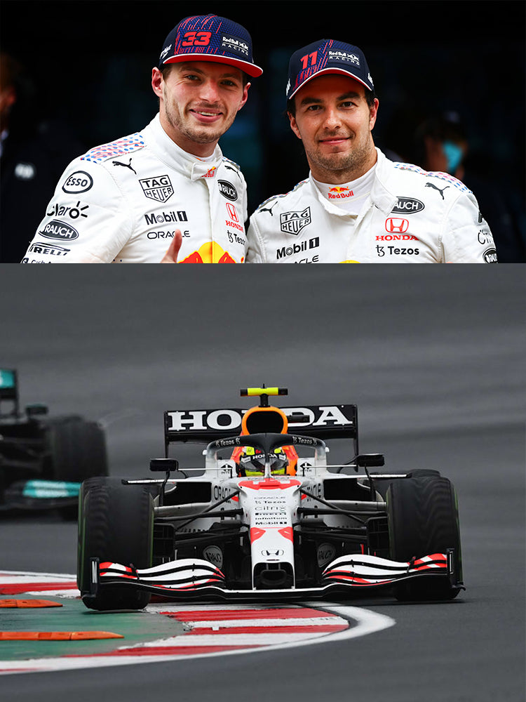 Premium Bburago 1:43 2021 F1 Red Bull Racing RB16B 33# Verstappen 11# Perez Special Paint