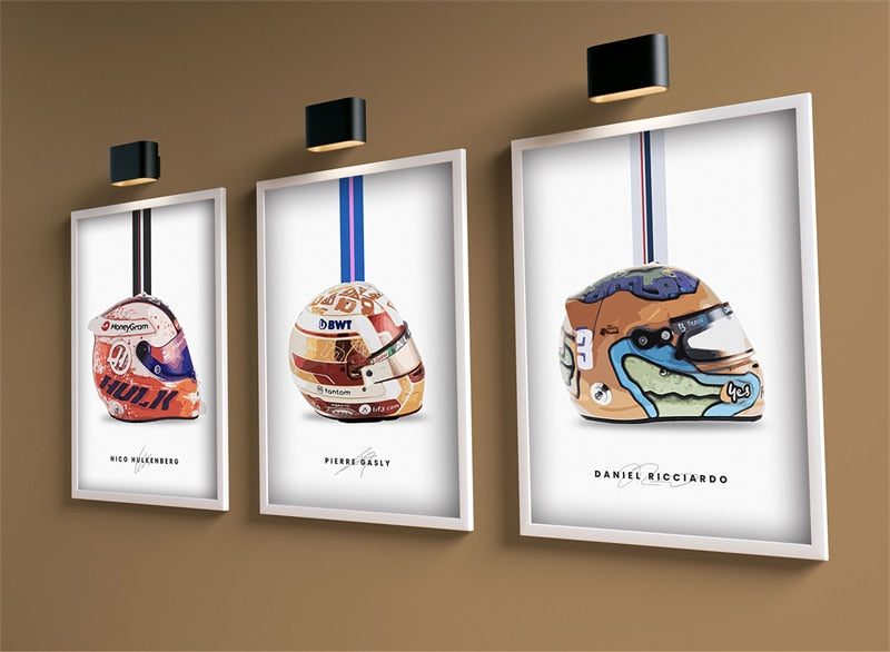 Poster George Russel Season 2023 Helmet