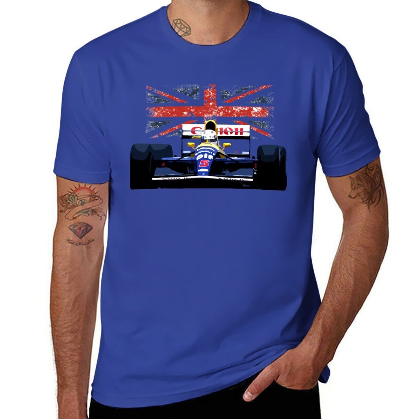 T-Shirt Williams FW14 Nigel Mansell F1 British Grand Prix
