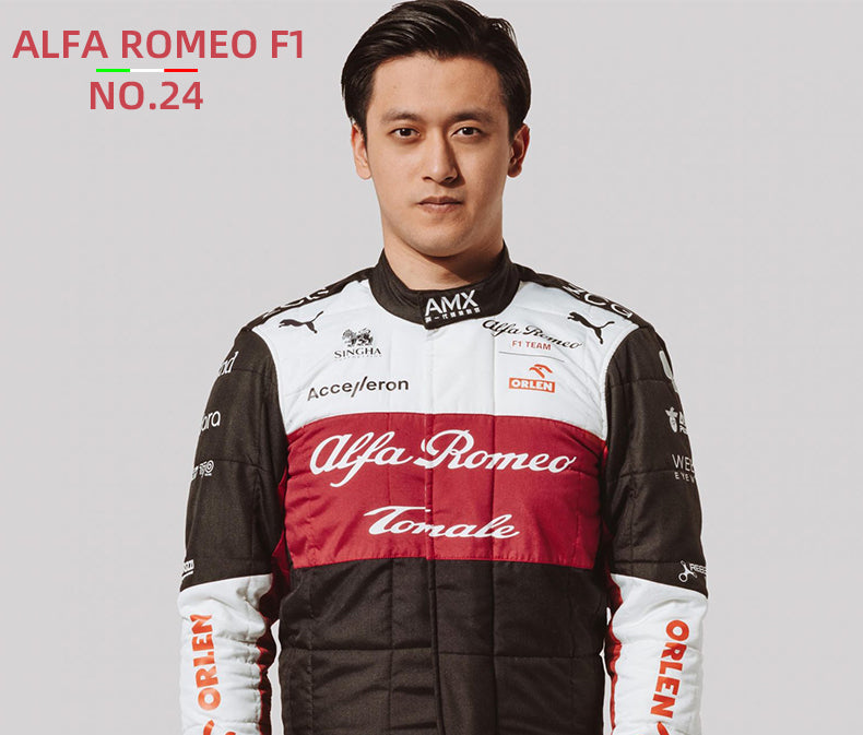 Bburago 1:43 2022 F1 Alfa Romeo Racing Team C42 #24 Guanyu Zhou #77 Valtteri Bottas