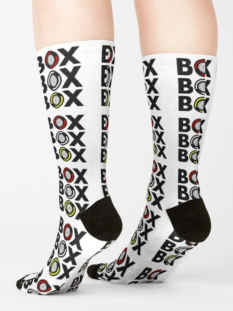 F1 Tire Compound Design Box Box Socks