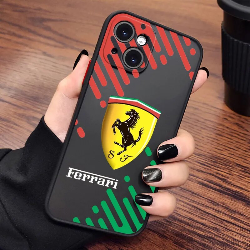 Iphone Case Scuderia Ferrari - Black Soft TPU