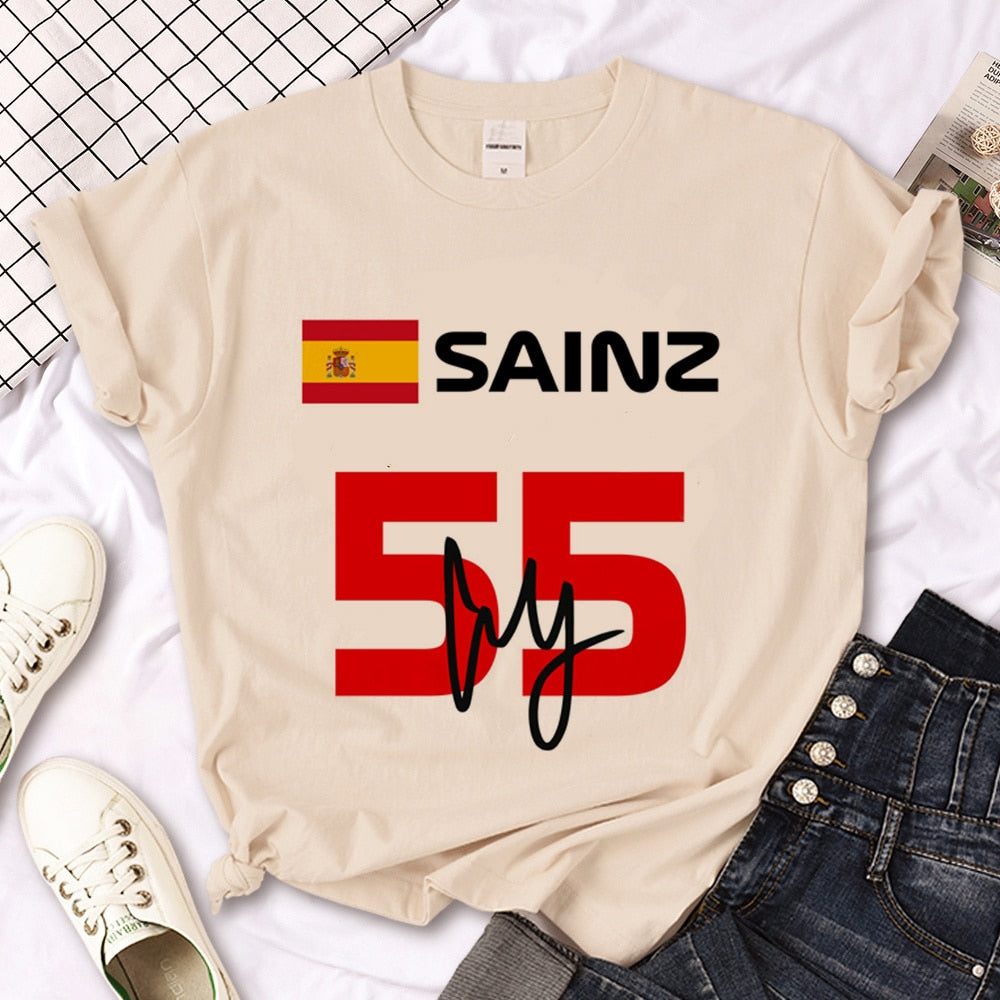 Carlos Sainz Cartoon T-Shirt