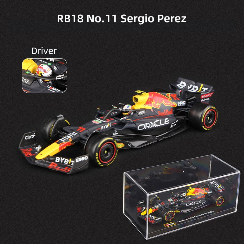Premium Bburago 1:43 2022 Champion Red Bull Racing Team RB18 #1 Verstappen #11Perez