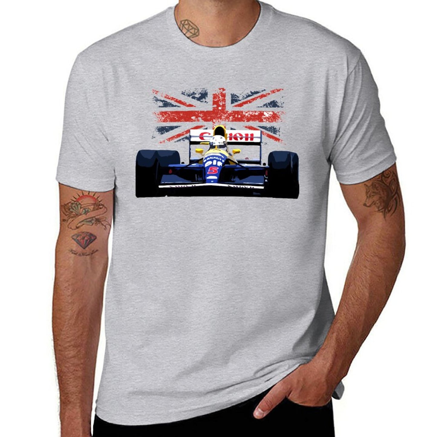 T-Shirt Williams FW14 Nigel Mansell F1 British Grand Prix