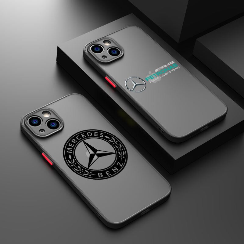 Mercedes Black Soft TPU iPhone Case