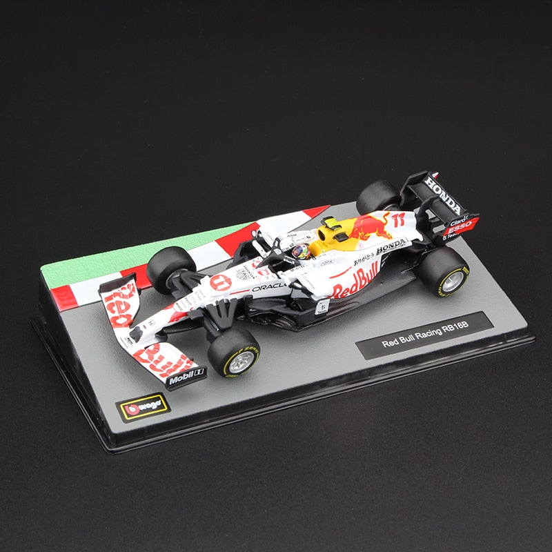 Premium Bburago 1:43 2021 F1 Red Bull Racing RB16B 33# Verstappen 11# Perez Special Paint
