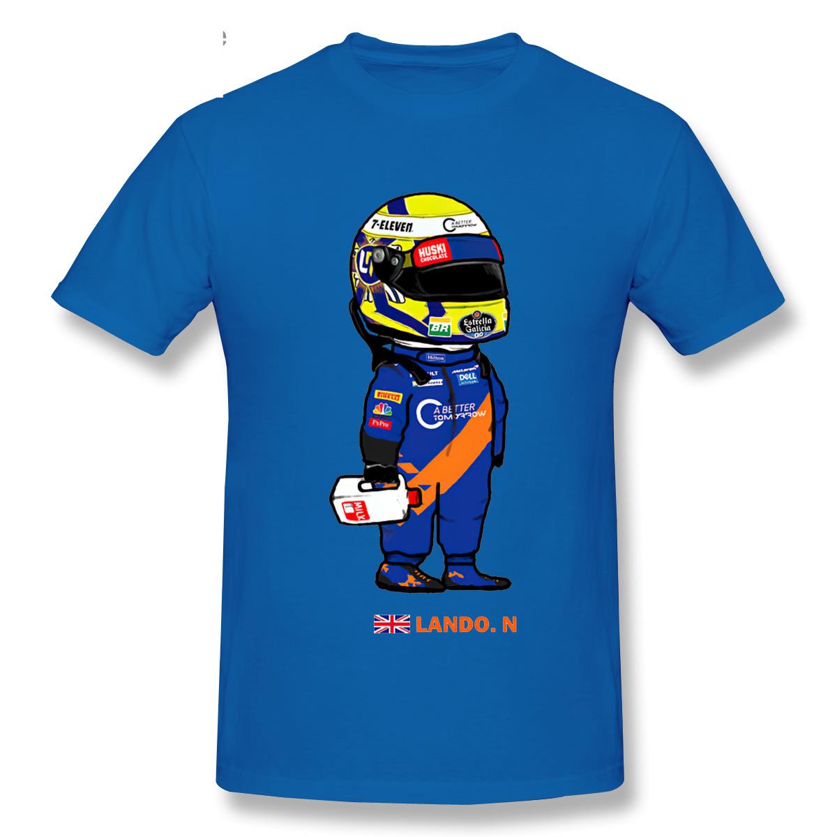 T-Shirt Cartoon Lando Norris And The Milk