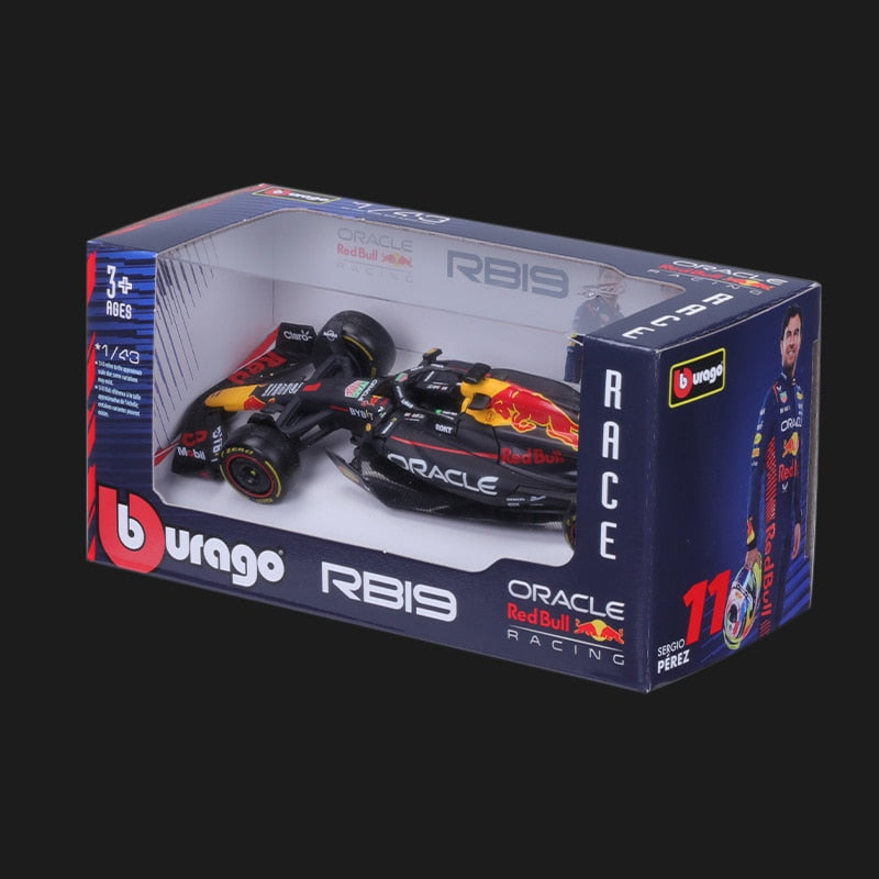 Bburago 1:43 2023 Red Bull Racing Team RB19 #1 Verstappen #11Perez