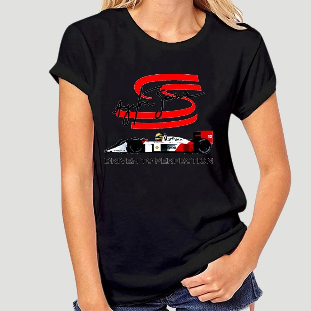 T-Shirt Ayrton Senna logo - Driven To Perfection