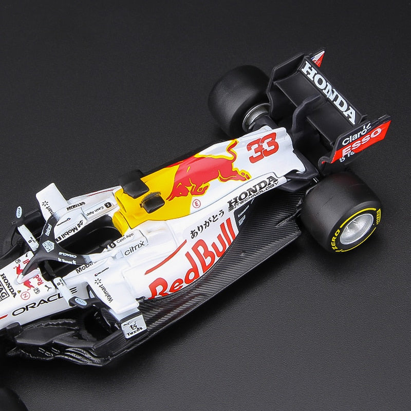 Bburago 1:43 2021 F1 Red Bull Racing RB16B 33# Verstappen 11# Perez Special Paint