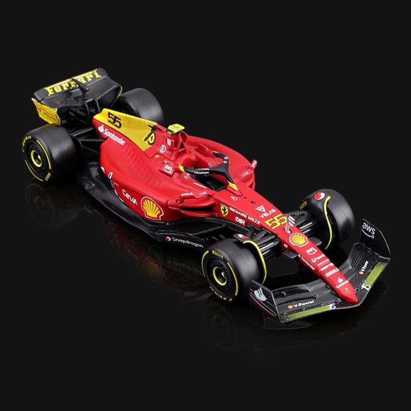 Bburago 1:43 75th Anniversary MONZA 2022 F1 Scuderia Ferrari F1-75 #16 Leclerc #55 Sainz