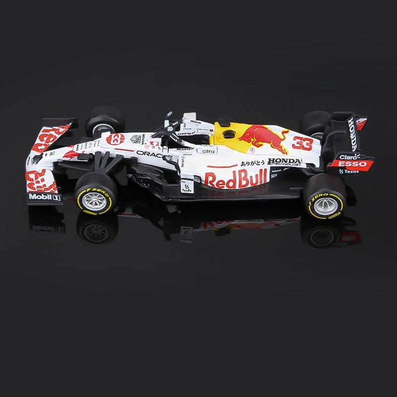 Bburago 1:43 2021 F1 Red Bull Racing RB16B 33# Verstappen 11# Perez Special Paint