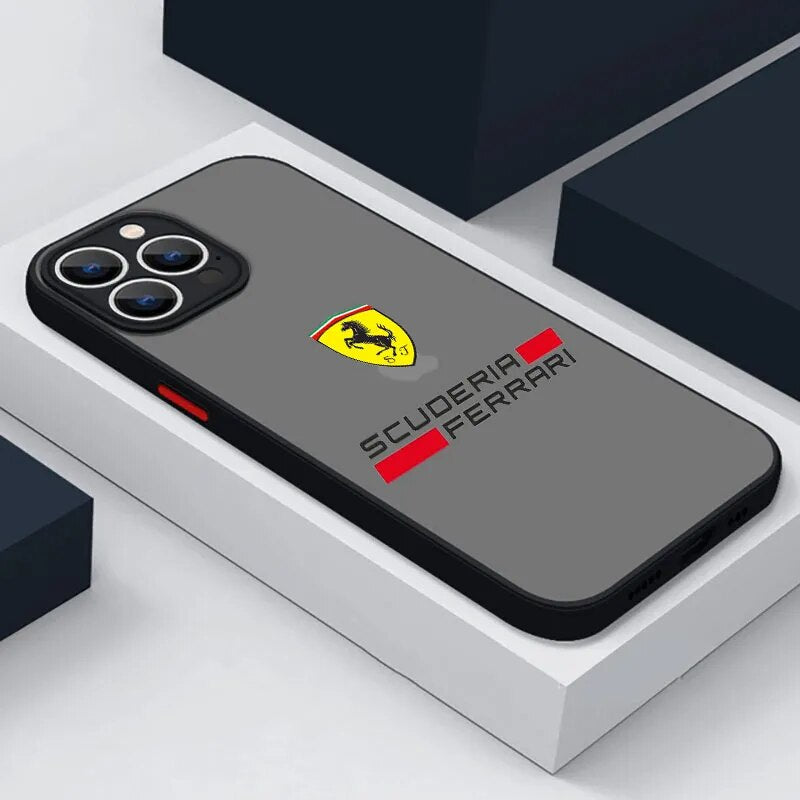 Iphone Case Scuderia Ferrari - Black Soft TPU