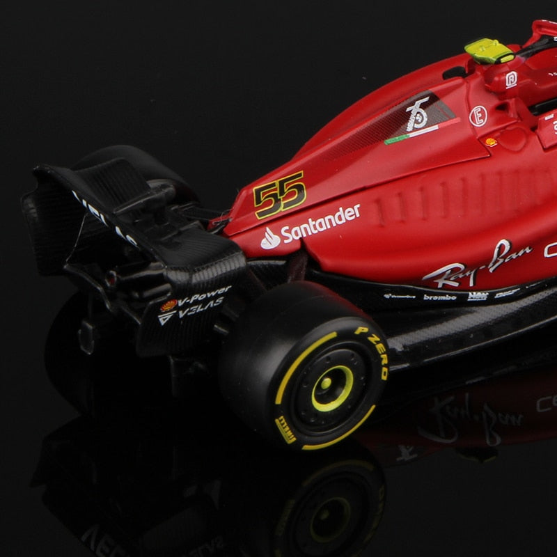 Bburago 1:43 2022 F1 Scuderia Ferrari F1-75 #16 Leclerc #55 Sainz