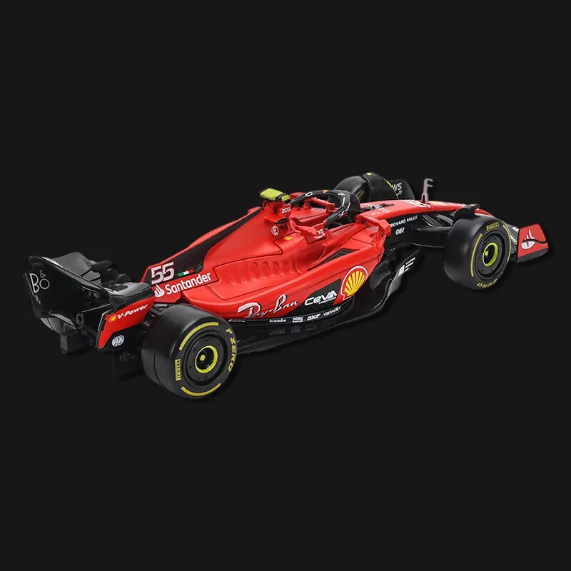 Bburago 1:43 2023 Scuderia Ferrari SF23 #16 Leclerc #55 Sainz