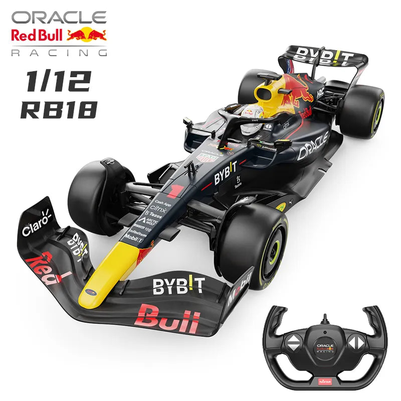 Rastar Remote Control F1 Racing Car ModelRed Bull RB19 #1 Max Verstappen - Scale 1:12 / 1:18