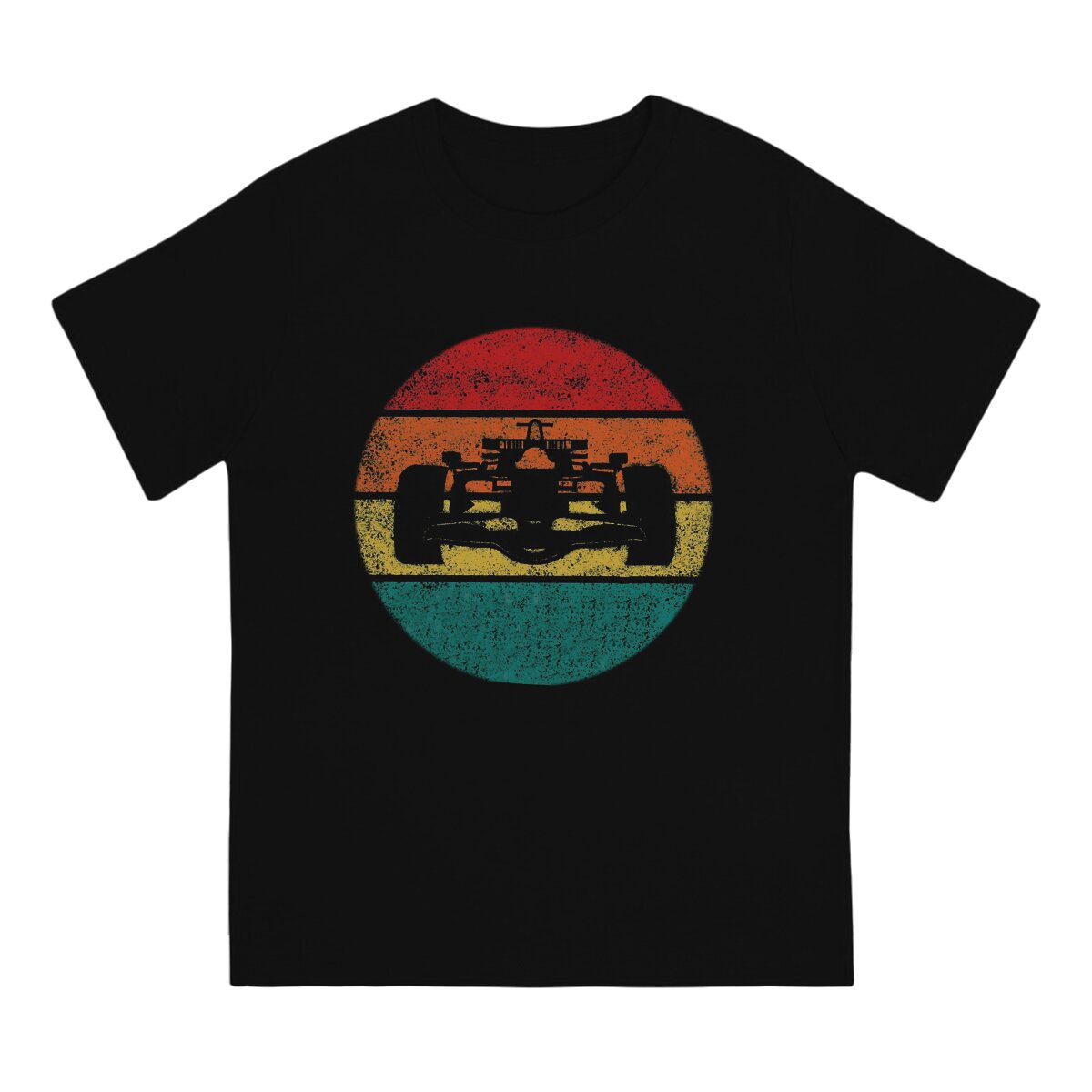 T-Shirt F1 Car Vintage Color Sunset