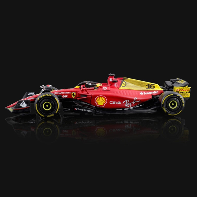 Premium Bburago 1:43 75th Anniversary MONZA 2022 F1 Scuderia Ferrari F1-75 #16 Leclerc #55 Sainz