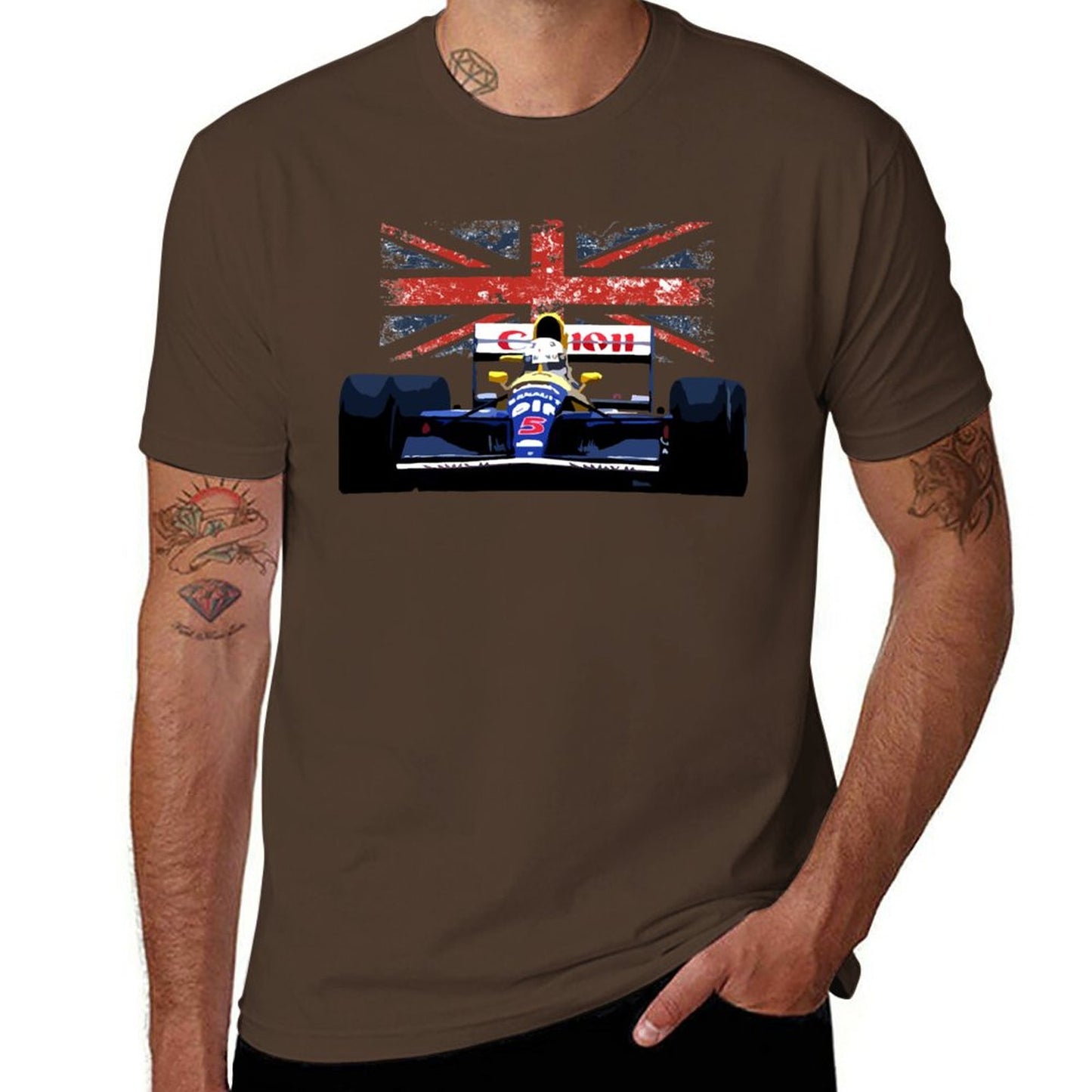 T-Shirt Williams FW14 Nigel Mansell F1 British Grand Prix