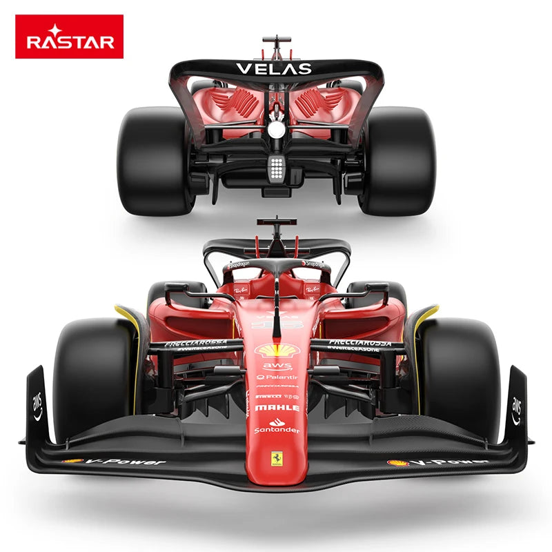Rastar Remote Control F1 Racing Car Model Ferrari l F1-75 #16 Charles Leclerc - Scale 1:12 / 1:18