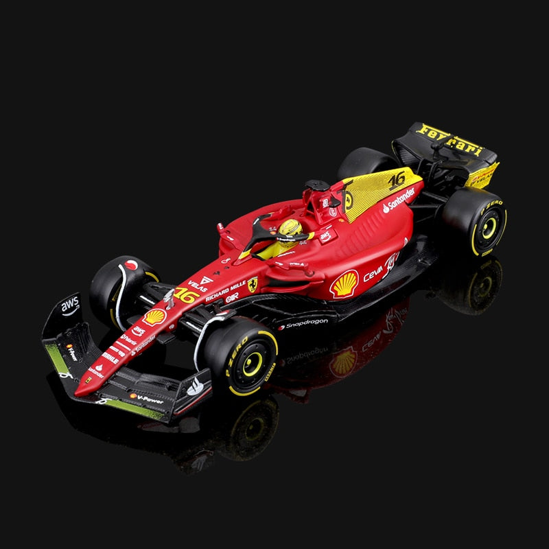 Premium Bburago 1:43 75th Anniversary MONZA 2022 F1 Scuderia Ferrari F1-75 #16 Leclerc #55 Sainz