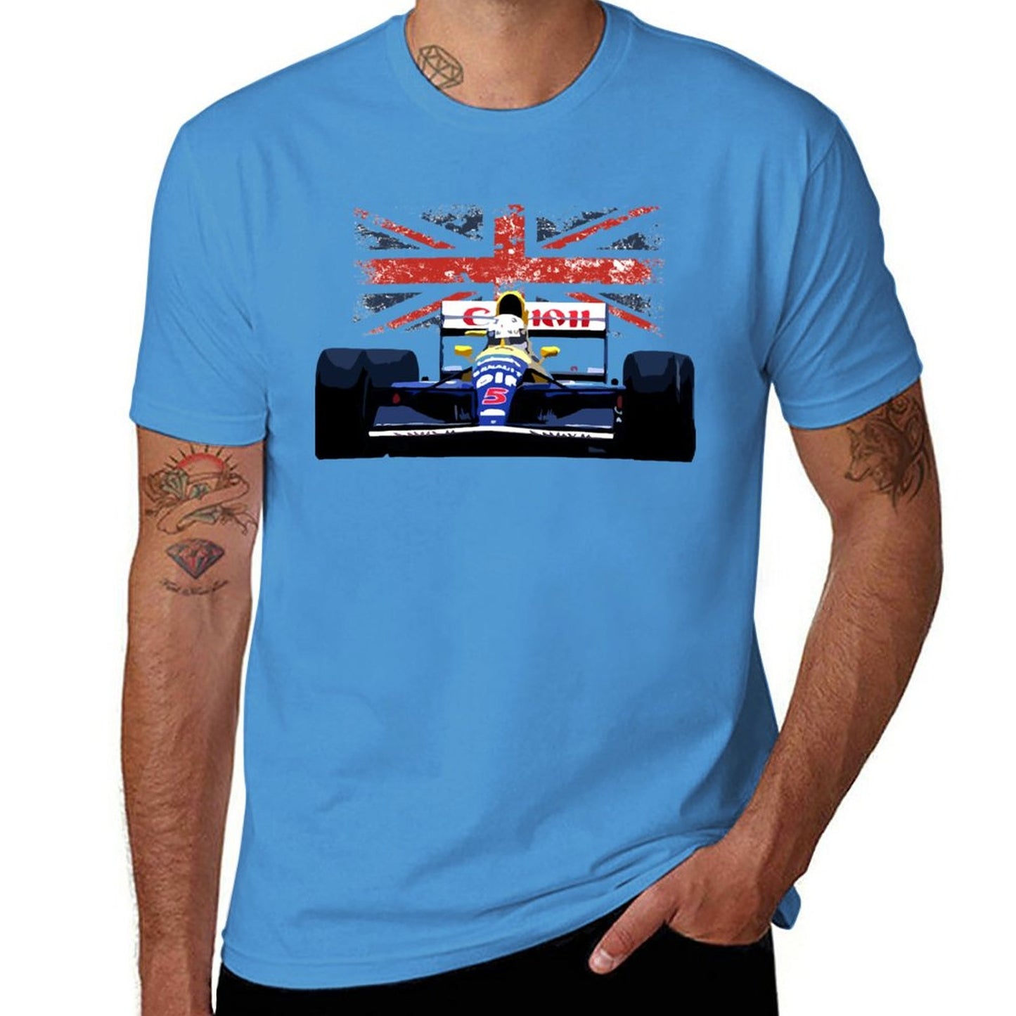 T-Shirt Williams FW14 Nigel Mansell F1 British Grand Prix