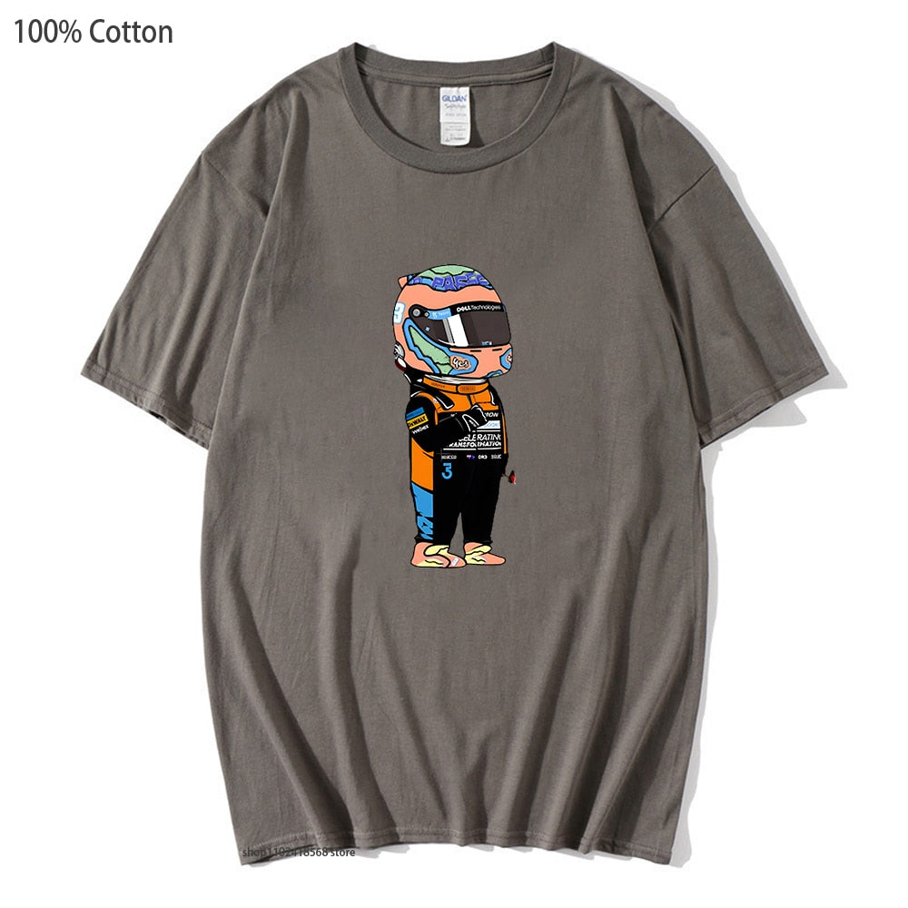 T-Shirt Cartoon Daniel Ricciardo Unisex - 100% Cotton