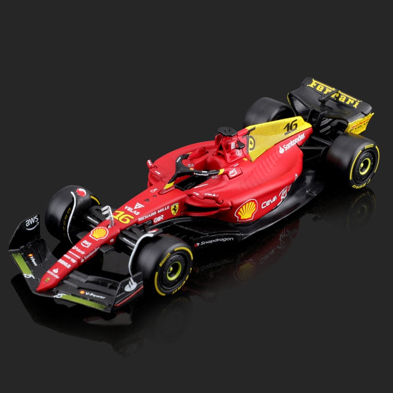 Bburago 1:43 75th Anniversary MONZA 2022 F1 Scuderia Ferrari F1-75 #16 Leclerc #55 Sainz