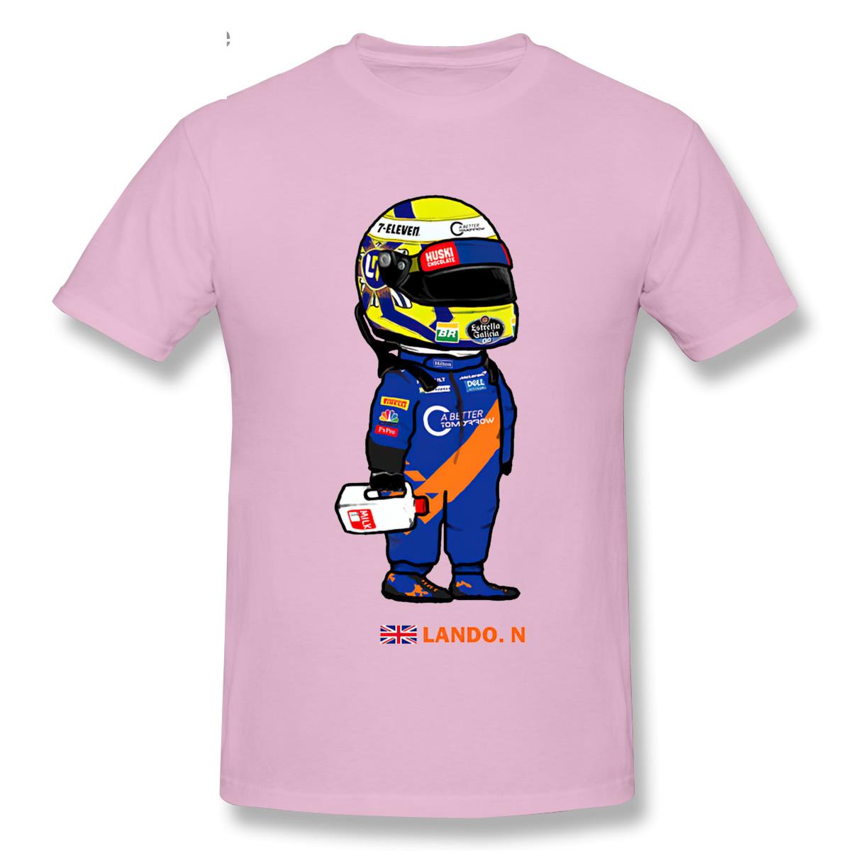 T-Shirt Cartoon Lando Norris And The Milk