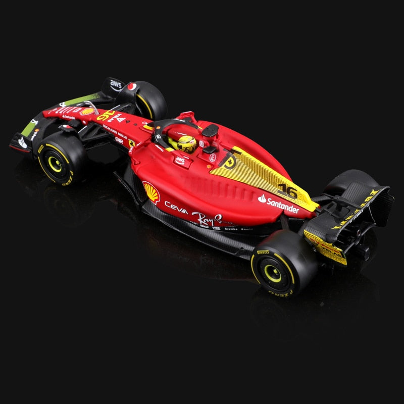Premium Bburago 1:43 75th Anniversary MONZA 2022 F1 Scuderia Ferrari F1-75 #16 Leclerc #55 Sainz