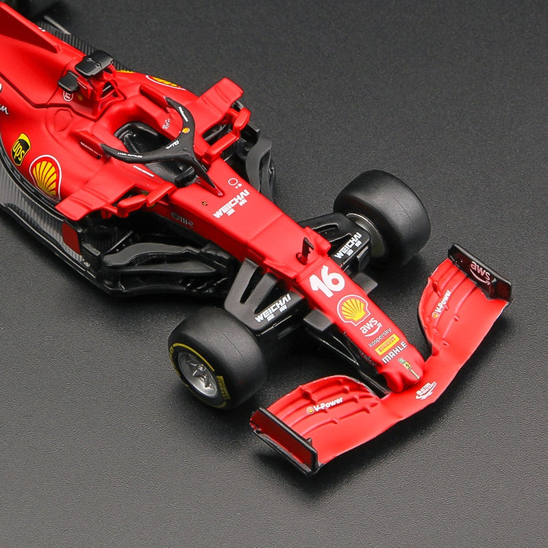 Bburago 1:43 Ferrari SF21 2021 #55 C. Sains #16 C. Leclerc