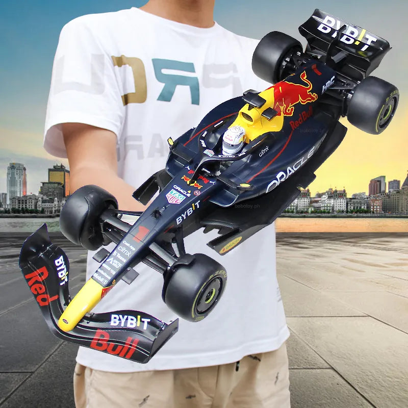 Rastar Remote Control F1 Racing Car ModelRed Bull RB19 #1 Max Verstappen - Scale 1:12 / 1:18