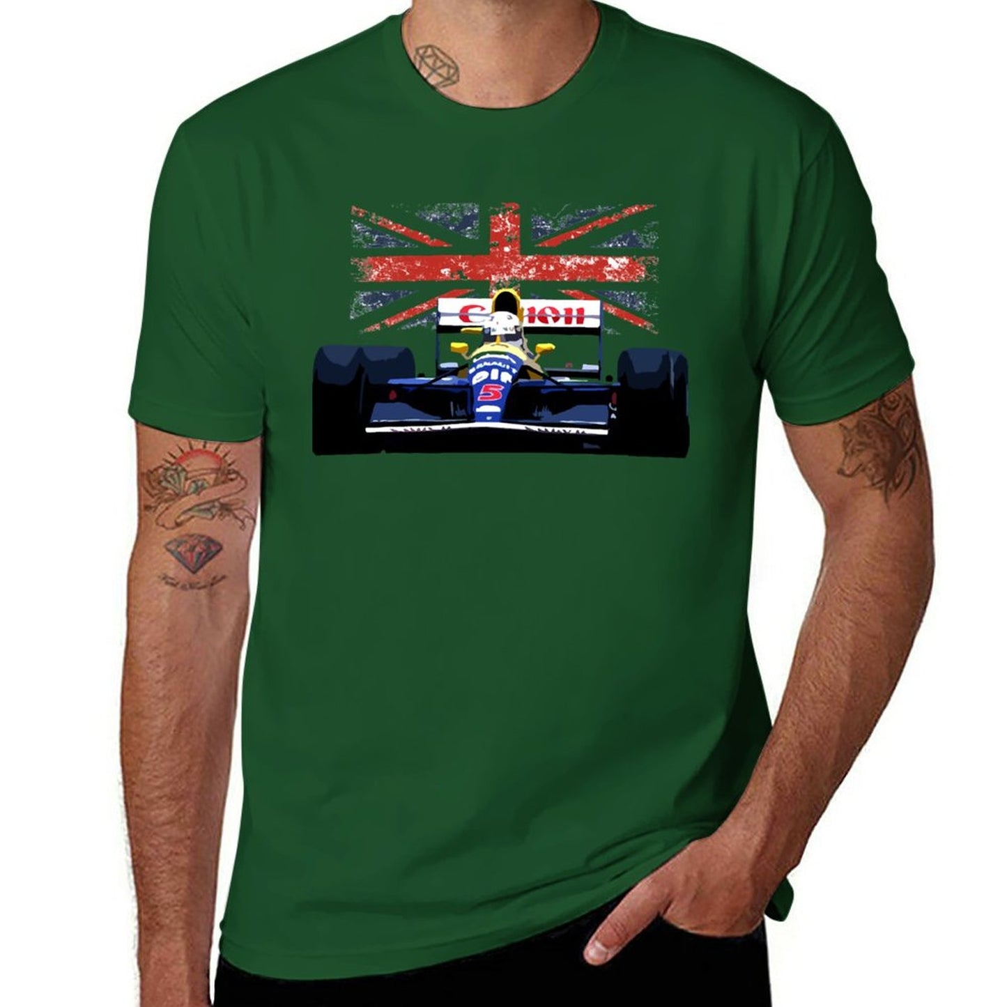T-Shirt Williams FW14 Nigel Mansell F1 British Grand Prix