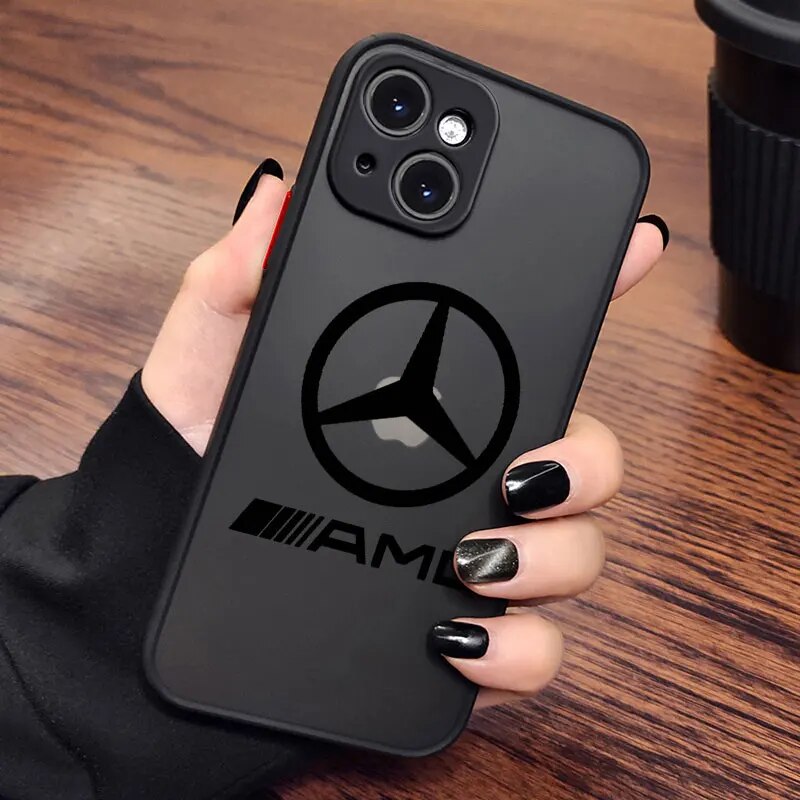 Mercedes Black Soft TPU iPhone Case