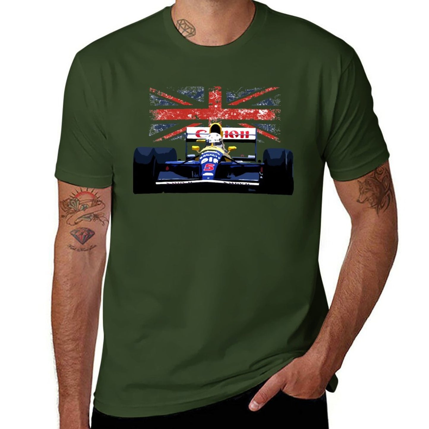 T-Shirt Williams FW14 Nigel Mansell F1 British Grand Prix