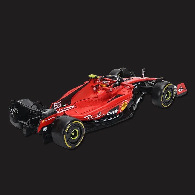Premium Bburago 1:43 2023 Scuderia Ferrari SF23 #16 Leclerc #55 Sainz
