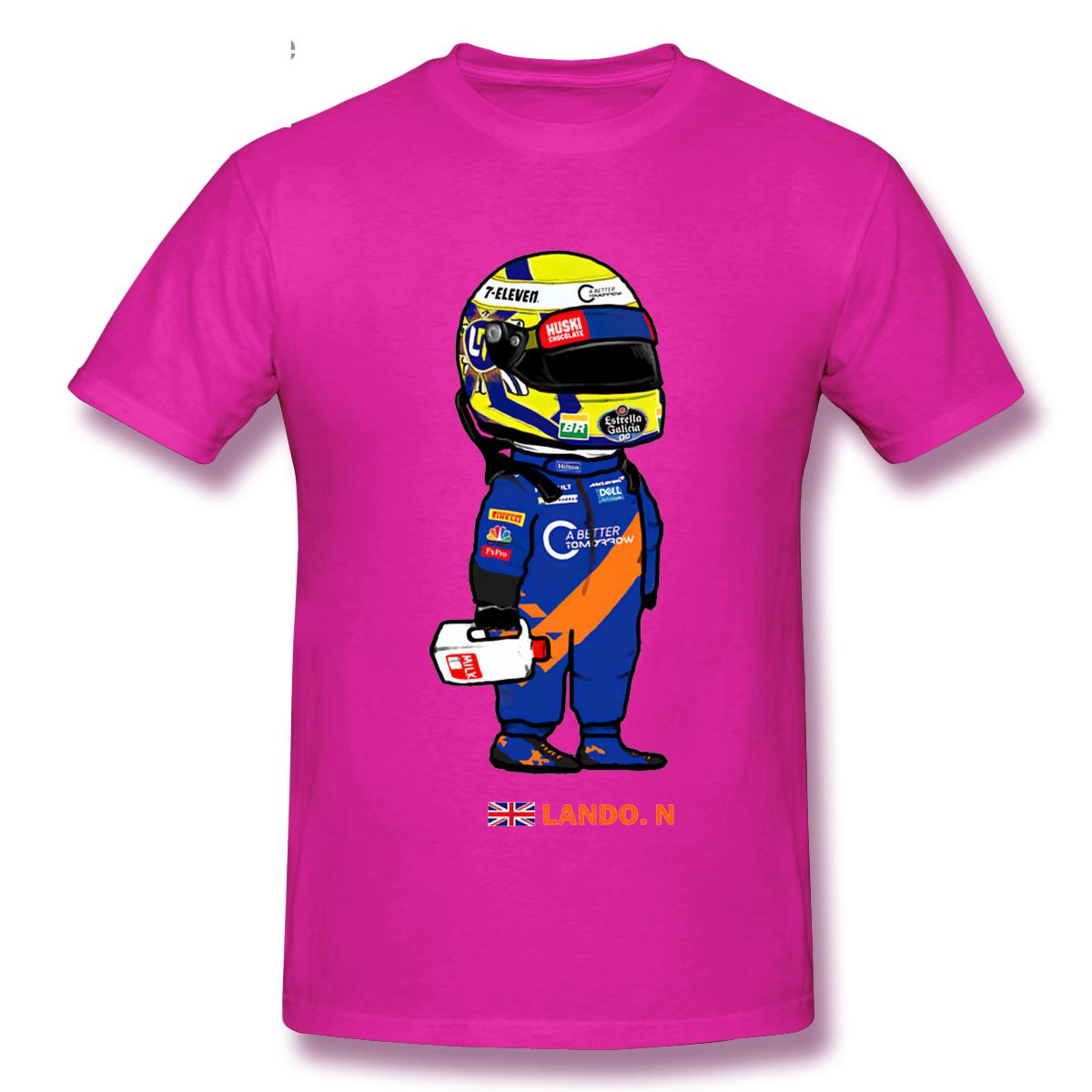T-Shirt Cartoon Lando Norris And The Milk