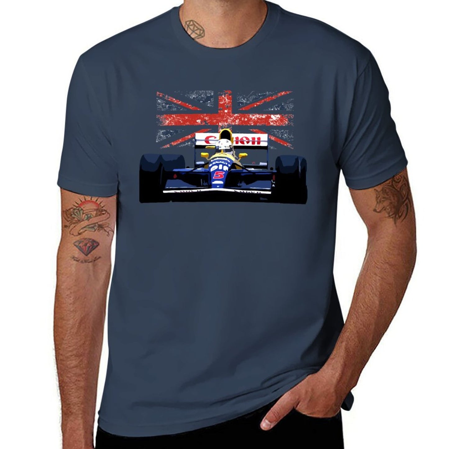 T-Shirt Williams FW14 Nigel Mansell F1 British Grand Prix