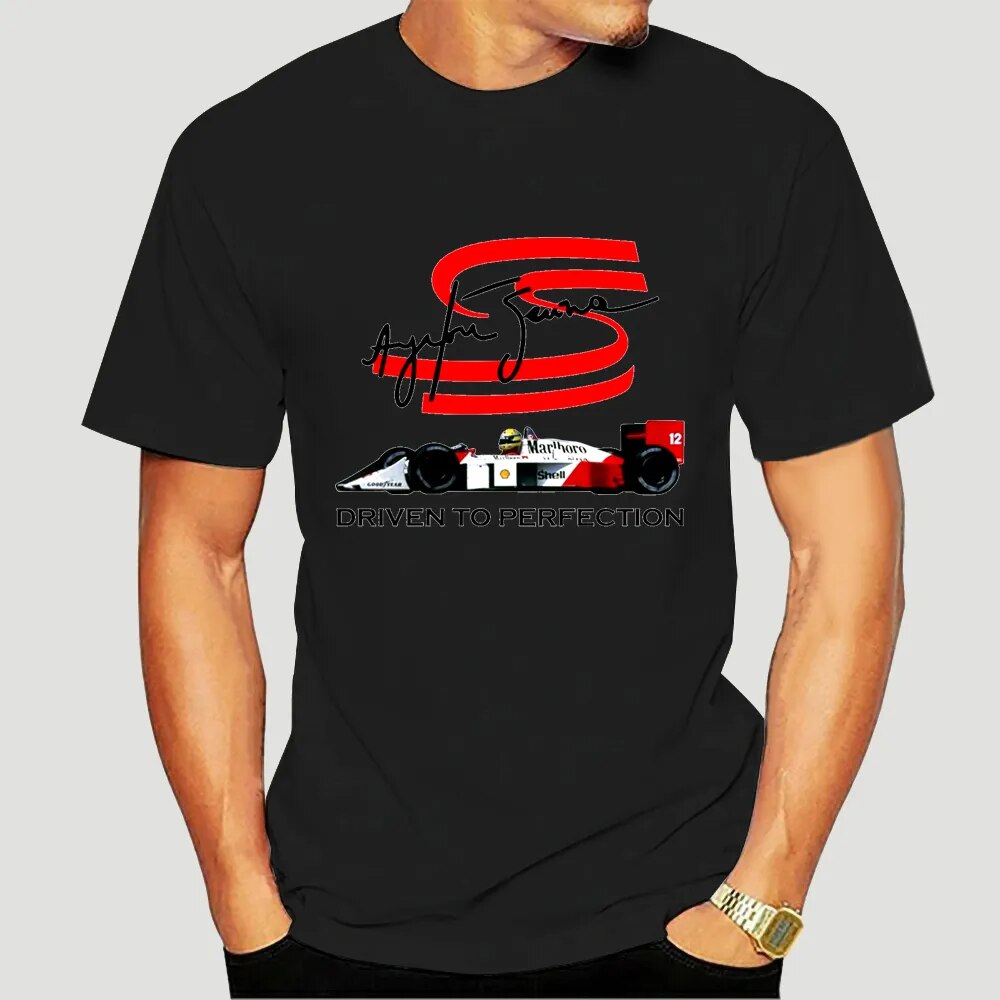 T-Shirt Ayrton Senna logo - Driven To Perfection
