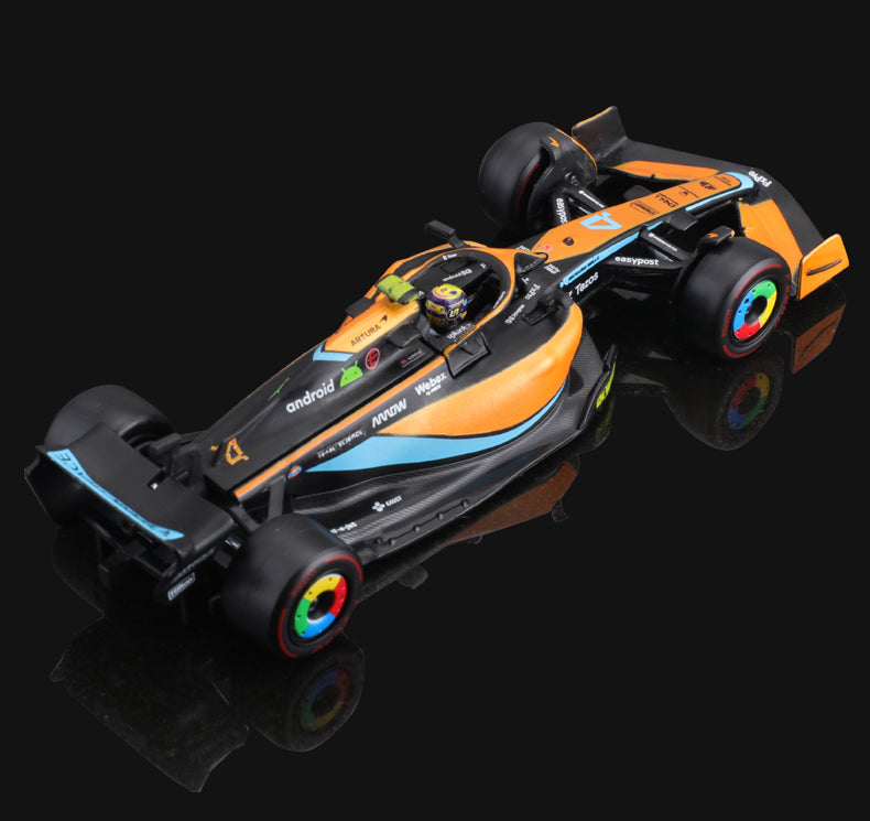 Premium Bburago 1:43 McLaren F1 Team MCL36 2022 #4 Lando Norris #3 Daniel Ricciardo