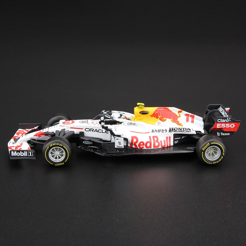 Premium Bburago 1:43 2021 F1 Red Bull Racing RB16B 33# Verstappen 11# Perez Special Paint